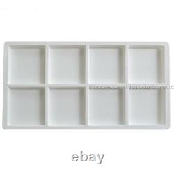 40 Space Grained Leatherette 5 Drawer Wood Jewelry Display Storage Cabinet Case