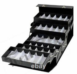 48Pairs Foldable Eyeglasses Display Case Sunglasses Eyewear Suitcase Storage Box