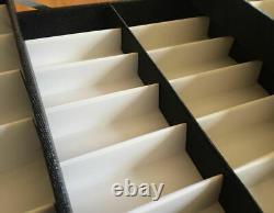 48Pairs Foldable Eyeglasses Display Case Sunglasses Eyewear Suitcase Storage Box