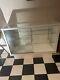 48 Glass Showcase Retail Display Case Store Fixture White Trim With Glass Shelves