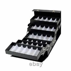 48 Pairs Foldable Sunglasses Eyewear Eyeglasses Display Case Storage Suitcase