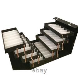 48-Slot Eyeglasses Sunglasses Display Case Storage Organizer Trolly Box