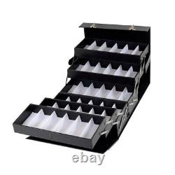 48-Slot Eyeglasses Sunglasses Display Case Storage Organizer Trolly Box