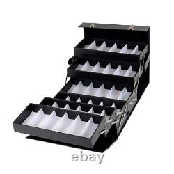 48-Slot Eyeglasses Sunglasses Display Case Storage Organizer Trolly Box NEW