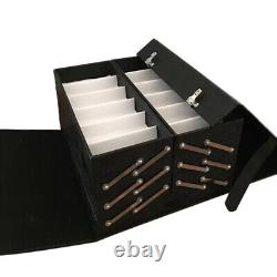 48-Slot Eyeglasses Sunglasses Display Case Storage Organizer Trolly Box NEW