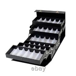 48 Slot Luxury Sunglass Storage Case Suitcase Eyeglasses Display Organizer Box