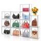 4pack Purse Organizer For Closet Clear Acrylic Display Case For Handbag Storage