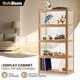 4 Tiers Wooden Acrylic Display Case Toys Figure Book Shelf 55 Compartment Boxes