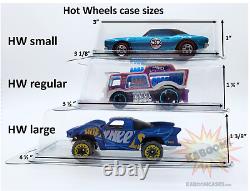 500 Hot Wheels Plastic Car Cases NEW clamshells storage display 1/64 diecast