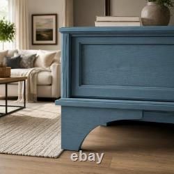 52.17H Glass Door Display Case Storage Cabinet with 2 Drawers and Adjustable Sh