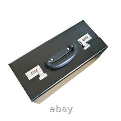 56Pcs Eyeglasses Display Case PU Leather Foldable Eyewear Storage Box Suitcase