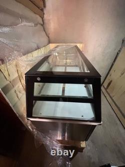 59 Commercial Refrigerated Bakery Display Case Glass Showcase Stainless Steel