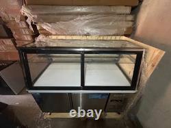 59 Commercial Refrigerated Bakery Display Case Glass Showcase Stainless Steel