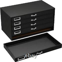5 Drawer Jewelry Organizer Storage Display Case Box WithInserts