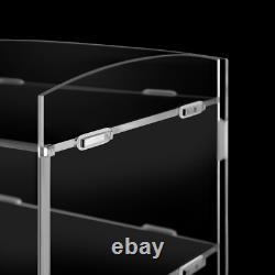 5-Layer Clear Acrylic Display Case Dustproof Toys Showcase Holder Storage Shelf