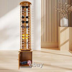 5-Sided Sunglasses Rack Display Stand Case Floor Sunglasses Display Rack Storage