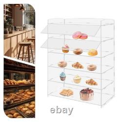 5-Tier Acrylic Display Case Clear Cake Pastry Shelf 18.78.4624.4in