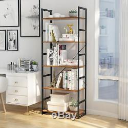 5-Tier Bookshelf Bookcase Storage Organizer Display Shelf Home Office Furniture