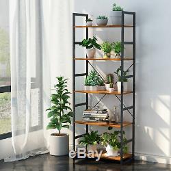 5-Tier Bookshelf Bookcase Storage Organizer Display Shelf Home Office Furniture