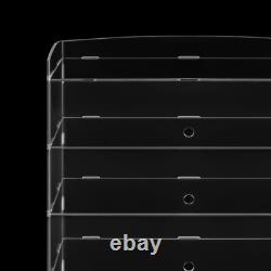 5 Tiers Acrylic Display Case Shelf Dustproof Showcase Holder 47.521.562cm NEW
