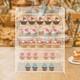 5 Tiers Acrylic Display Case Shelf Dustproof Showcase Holder For Retail Display