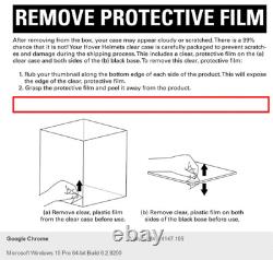 60 x Clear Acrylic Display Case 9.5 W x 9.5 D x 12 H Showcase Wholesale Hover