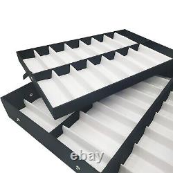 64 Slots Eyeglasses Show Storage Sunglasses Eyewear Tray Display Suitcase Case