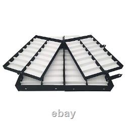 64 Slots Eyeglasses Show Storage Sunglasses Eyewear Tray Display Suitcase Case