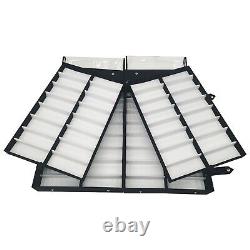 64 Slots Eyeglasses Show Storage Sunglasses Eyewear Tray Display Suitcase Case