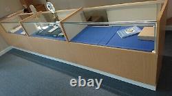 (6) Jewelry Store Showcases Glass Front Watch Display Cases