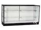 70 Extra Vision Black Showcase Display Case Store Fixture Knocked Down #kd6g-bk