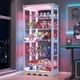 71 Glass Display Cabinet With Doors, 5-tier Rgb Curio Cabinet For Collectibles