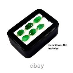 7.8x5.7x2.5 Cm Gemstone Display Case Stone Storage Case Gemstone Display Tray