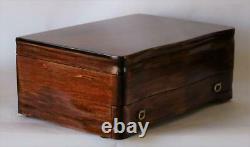 #848 Custom Built Solid Mahogany Fountain Pen Storage Display Chest Hand Crafted