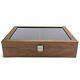 8 Grids Wooden Travel Jewelry Organizer Storage Box For Glasses And Display Case