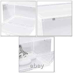 9/12Pack Clear Shoe Storage Box Plastic Sneaker Display Case Organizer Container