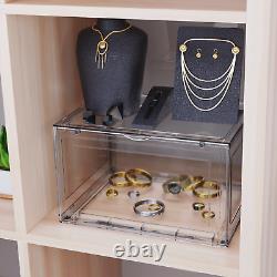 9/12Pack Clear Shoe Storage Box Plastic Sneaker Display Case Organizer Container
