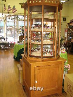 ANTIQUE CANDY DISPLAY CASE. From Old Country Store Horse Creek, WI. RARE