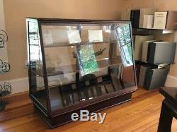 ANTIQUE GLASS ENCLOSED RETAIL STORE DISPLAY CASE (perfectly reconditioned)