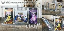 ARK-10X Pokemon All Booster Box & Theme Deck Acrylic Storage Clear Display Case