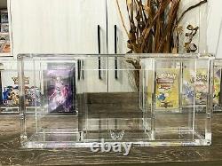 ARK-10X Pokemon All Booster Box & Theme Deck Acrylic Storage Clear Display Case