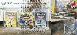 ARK-10X Pokemon All Booster Box & Theme Deck Acrylic Storage Clear Display Case