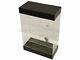 Acrylic Counter-top Display Case With Led Lights And Lock 3 Rows Of Shelving