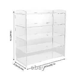 Acrylic Countertop Display Case Storage Shelf Donut Cookie Display Cabinet