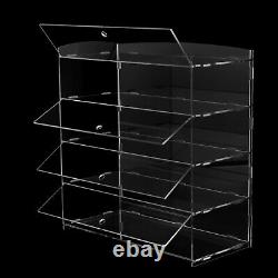 Acrylic Countertop Display Case Storage Shelf Donut Cookie Display Cabinet