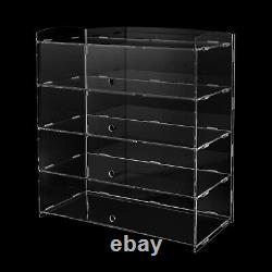 Acrylic Countertop Display Case Storage Shelf Donut Cookie Display Cabinet