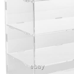 Acrylic Countertop Display Case Storage Shelf Donut Cookie Display Cabinet