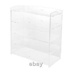 Acrylic Countertop Display Case Storage Shelf Donut Cookie Display Cabinet