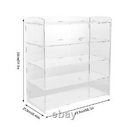 Acrylic Countertop Display Case Storage Shelf Donut Cookie Display Stand Cabinet