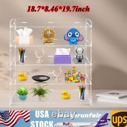 Acrylic Countertop Display Case Storage Shelf Stand Donut Cookie Display Cabinet